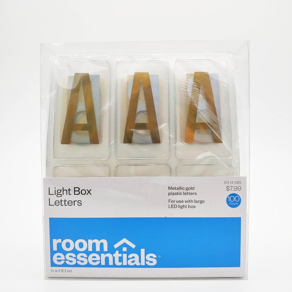Room Essentials Decorative Word Gold